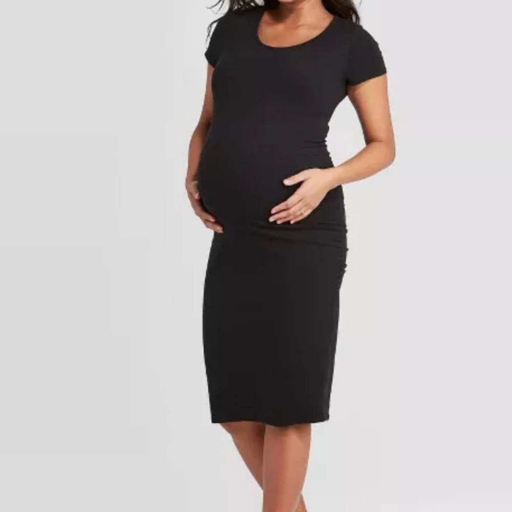Isabel Maternity by Ingrid & Isabel Women's Short Sleeve T-Shirt Maternity Dress